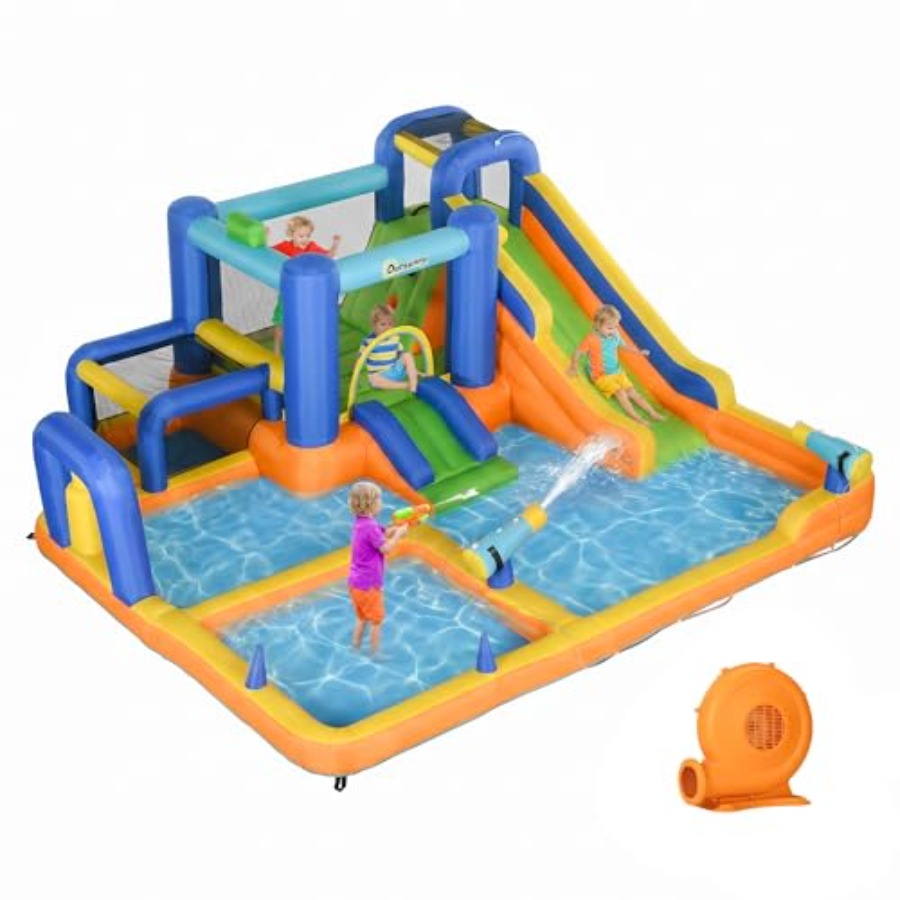 Water Slide Inflatable - inflatable water slide 7-in-1 bounce house