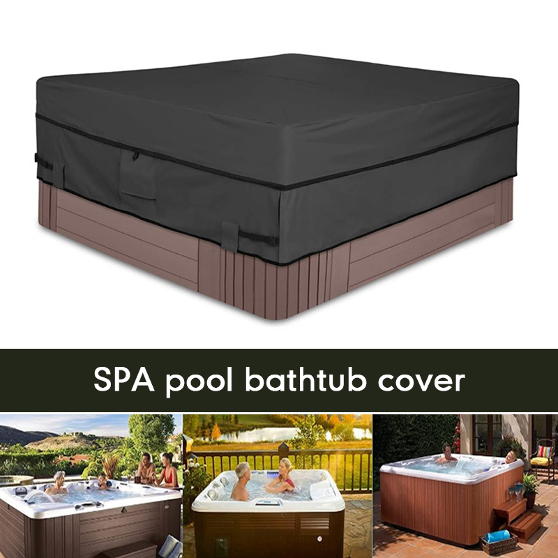 Square Spa Hot Tub Dust Cover  - Pool Cover Waterproof recension och pris