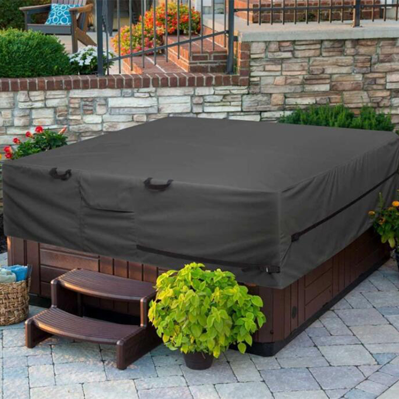 Square Spa Hot Tub Dust Cover  - Pool Cover Waterproof recension och pris
