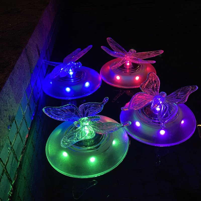 Outdoor Solar Multi-color Floa - Pool Light Solar Rechargeable recension och pris