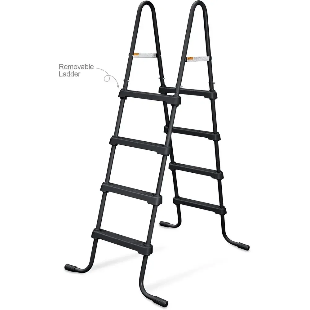 18' x 48 Round Above Ground Po - Pool Ladder Above Ground recension och pris