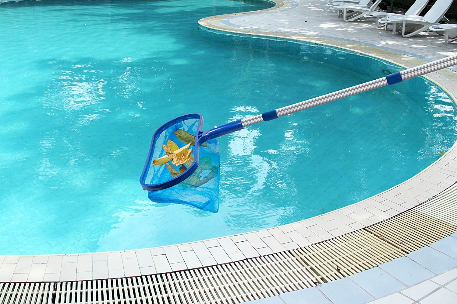 New Pool Leaf Cleaning Net Ski - Pool Skimmer Net recension och pris