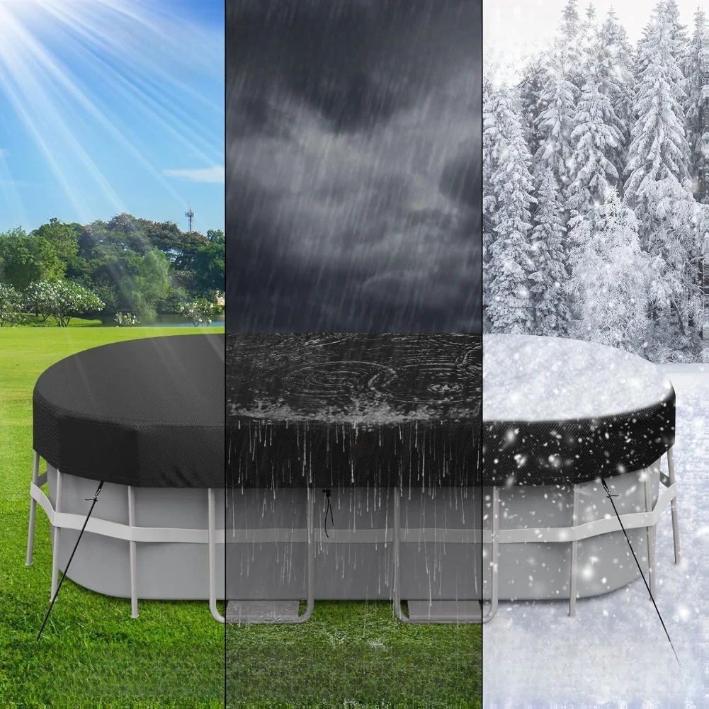 Solar Oval Pool Cover Rectangu - Pool Cover Waterproof recension och pris