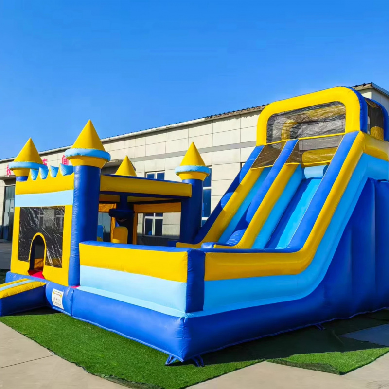 Commercial Grade 4-in-1 Inflat - Water Slide Inflatable recension och pris