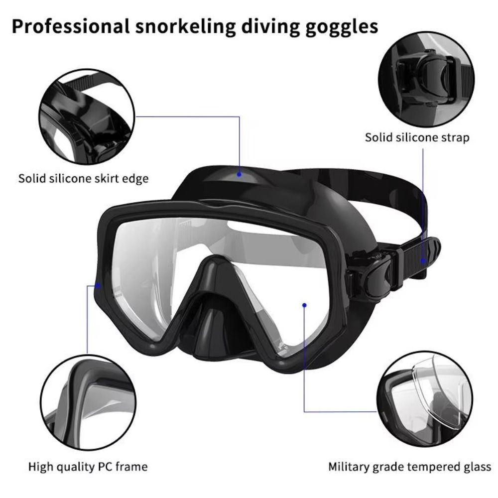 Anti Fog Diving Mask Soft Sili - Snorkel Mask Full Face recension och pris