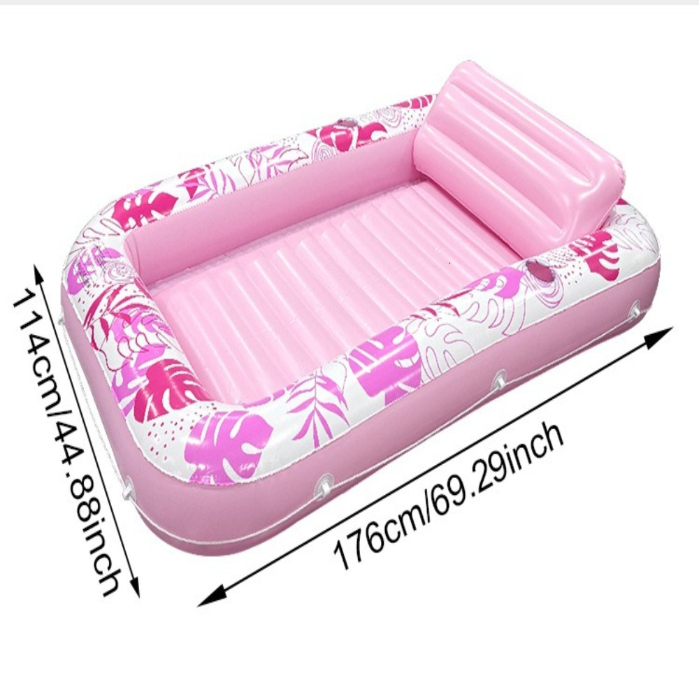 Thickened PVC Inflatable Float - Pool Lounger Inflatable recension och pris