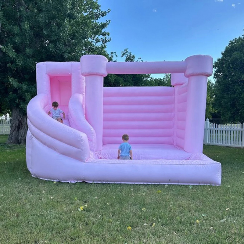 Custom Pink Castle Inflatable  - Water Slide Inflatable recension och pris