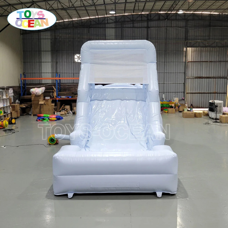 White Inflatable Water Slide w - Water Slide Inflatable recension och pris