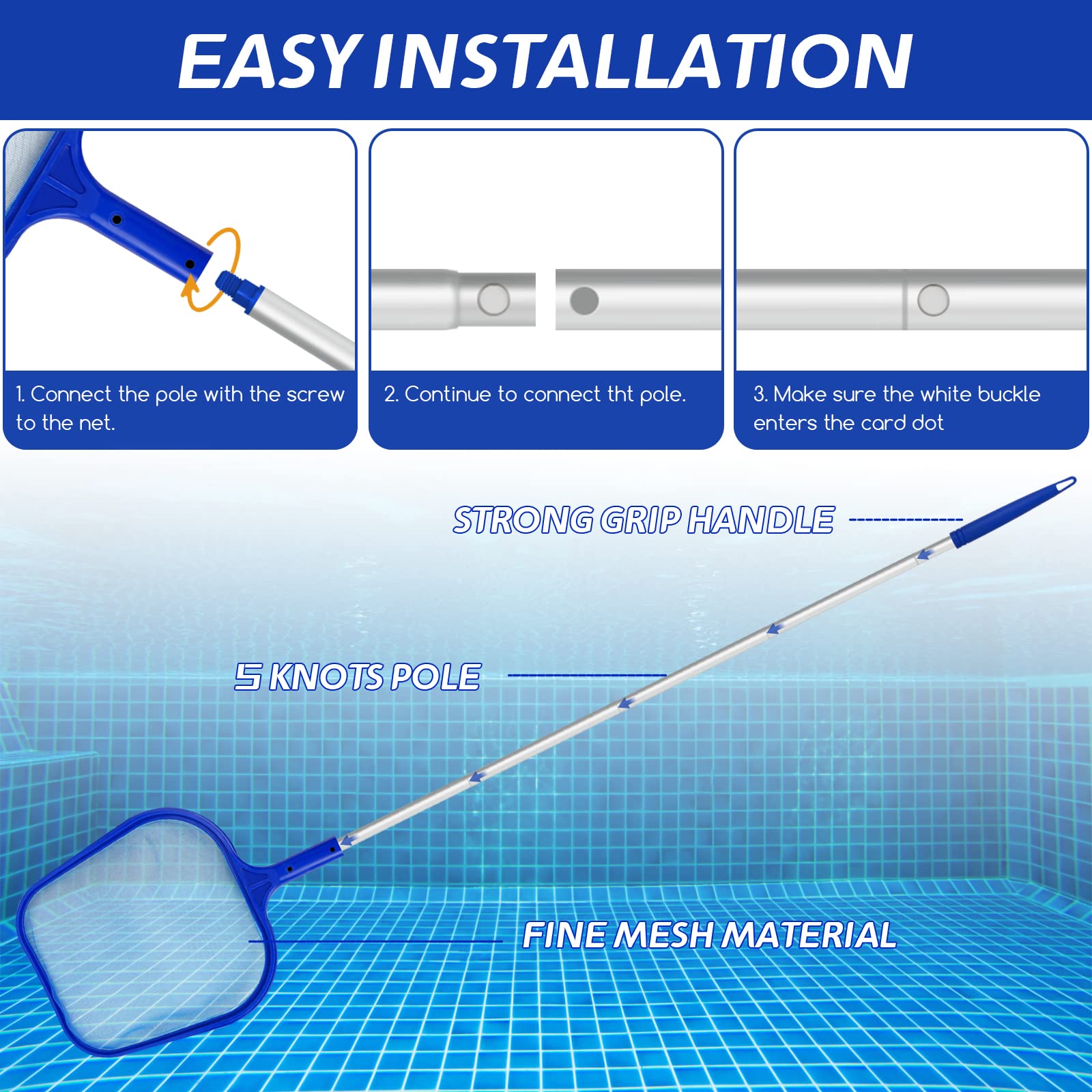 Swimming Pool Leaf Skimmer Net - Pool Skimmer Net recension och pris