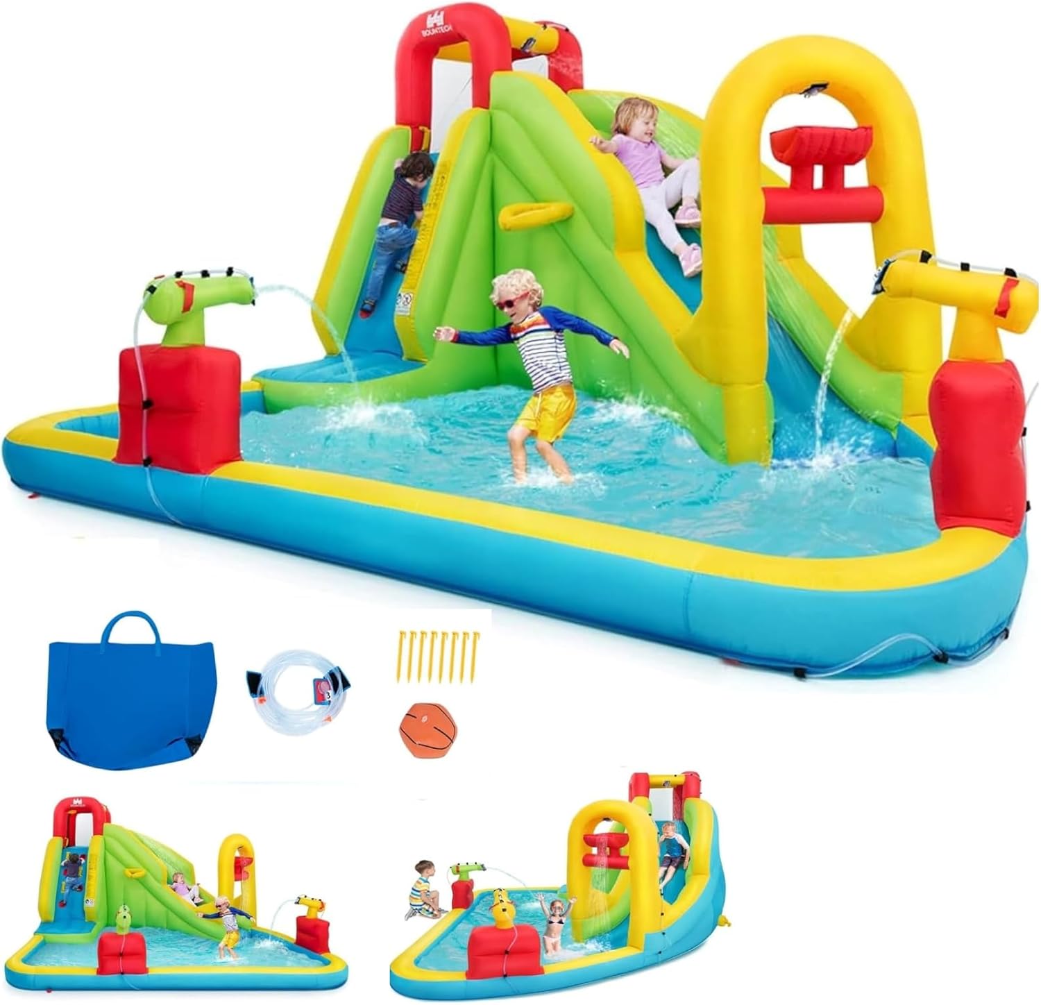 Mega Inflatable Water Park Bou - Water Slide Inflatable recension och pris