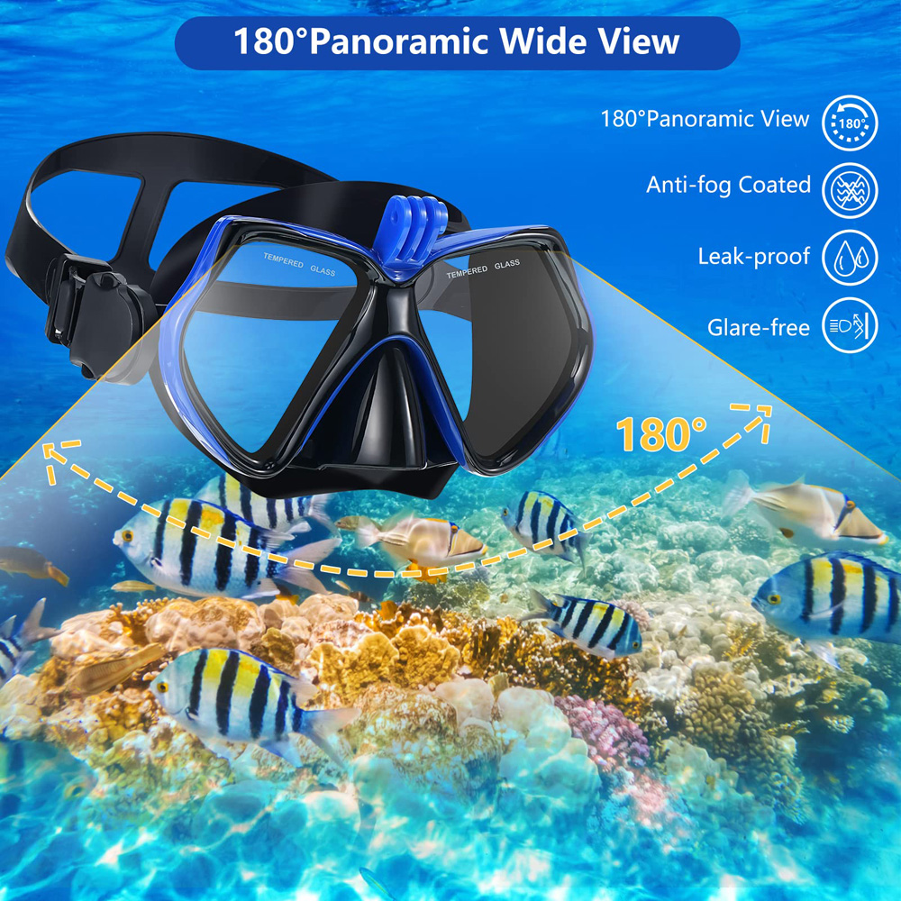 JoyMaySun Professional Underwa - Snorkel Mask Full Face recension och pris