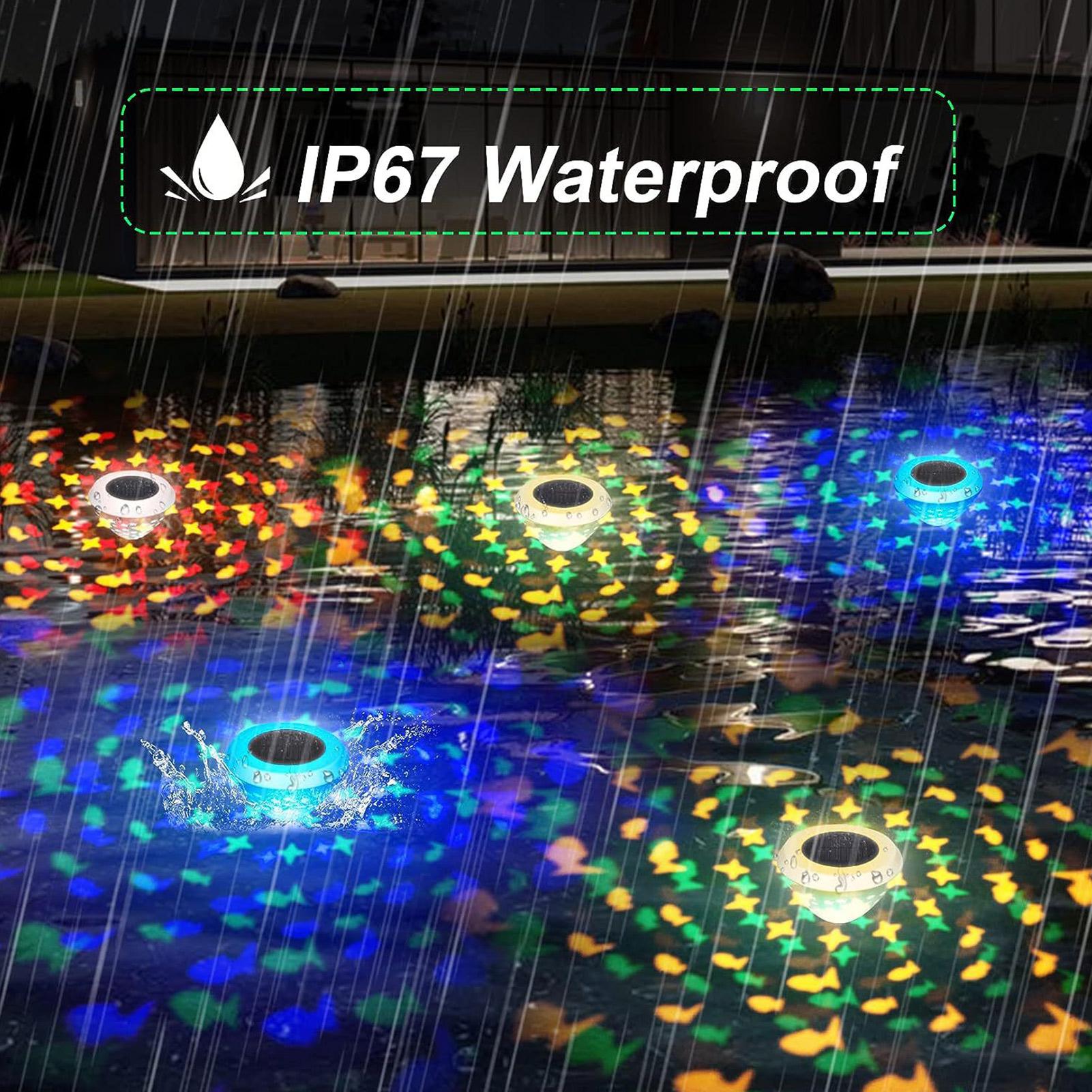 USB Rechargeable Color Changin - Pool Light Solar Rechargeable recension och pris
