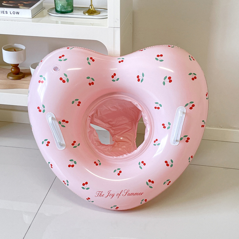 1Pcs Cherry Swim Ring Inflatab - Pool Float Ring Inflatable recension och pris
