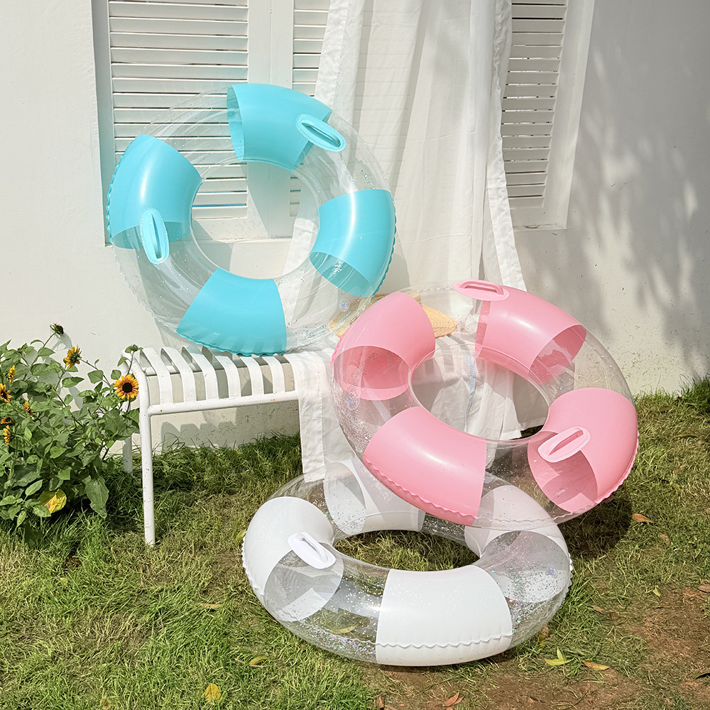 Transparent  Swimming Ring Adu - Pool Lounger Inflatable recension och pris