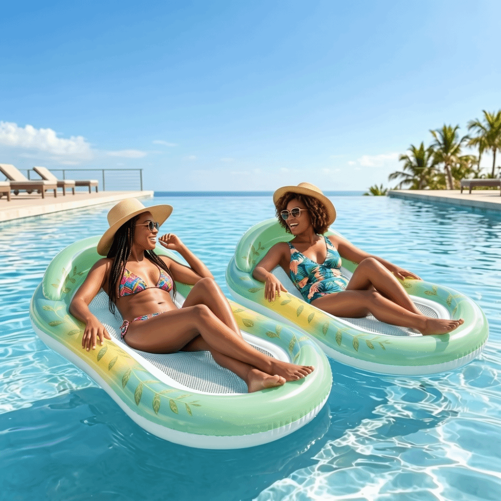 Mermaid Style Sequined Inflata - Pool Lounger Inflatable recension och pris